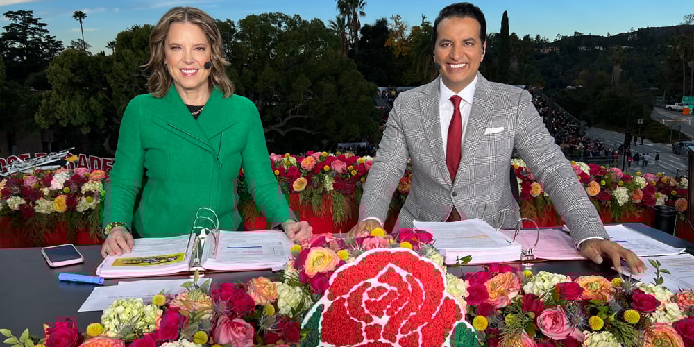 Rose Parade e Rose Bowl 2026: informações de ajuste, celebridades Grand Marshal e anfitriões anunciados! | 2026 Rose Bowl, 2026 Rose Parade, ABC, Hannah Storm, John Naber, Kevin Negandhi, Magic Johnson, Rose Bowl, Rose Parade, Televisão, Torneio de Rosas | Notícias e fofocas sobre celebridades | Entretenimento, fotos e vídeos