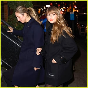 Taylor Swift Spotted at Dinner with Este Haim Ahead of Disney+ Launch