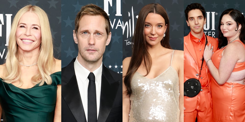 Todas as grandes celebridades presentes no Critics Choice Awards 2026 | Critics Choice Awards 2026, Adam Sandler, Alexander Skarsgard, Amanda Seyfried, Ariana Grande, Charlie Hunnam, Chelsea Handler, Elle Fanning, Ethan Hawke, Extended, Jacob Elordi, Jean Smart, Joel Edgerton, Keri Russell, Longform, Matthew Rhys, Megan Stalter, Mia Goth, Michael B Jordan, Noyle B. Odessa Azion, Owen Cooper, Paul Mescal, Paul W. Downs, Renate Reinsve, Sarah Shahi, Sophia Lillis, Teyana Taylor, Wagner Moor | Notícias e fofocas sobre celebridades | Entretenimento, fotos e vídeos