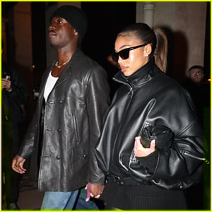 Damson Idris & Lori Harvey Hold Hands While Out In Paris for Fashion Week