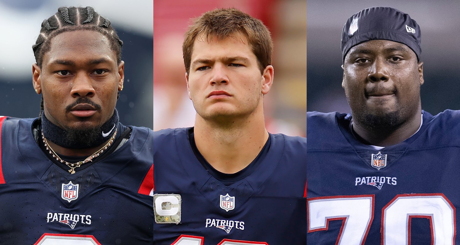 O quarterback do New England Patriots, Drake Maye, aborda acusações de agressão contra companheiros de equipe Stefon Diggs e Christian Barmore | Christian Barmore, Drake Maye, Stefon Diggs | Notícias e fofocas sobre celebridades | Entretenimento, fotos e vídeos