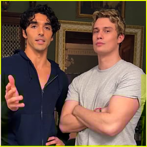 ‘Red, White & Royal Wedding’ First Look: See Taylor Zakhar Perez & Nicholas Galitzine Back On Set! (Video)