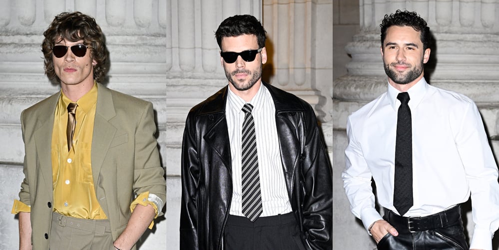 Connor Storrie, François Arnaud e Robbie GK, da Heated Rivalry, esquentam o desfile de moda da Saint Laurent em Paris | Connor Storrie, Moda, François Arnaud, Rivalidade Acalorada, Robbie GK | Notícias e fofocas sobre celebridades | Entretenimento, fotos e vídeos