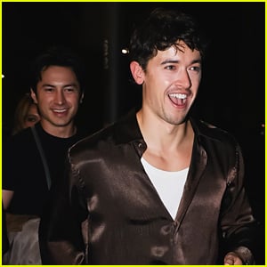 Hudson Williams Joins Tom Blyth & More at Giorgio Armani Dinner During Milan Fashion Week