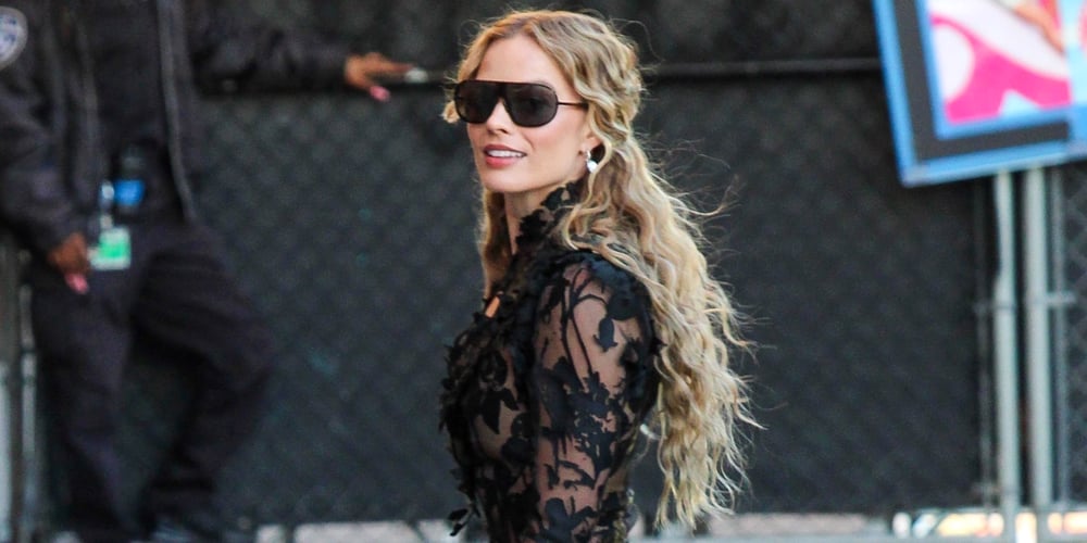 Margot Robbie luce impresionante con un vestido transparente de encaje negro para promocionar ‘Cumbres borrascosas’ | Margot Robbie | Noticias y rumores de celebridades | Entretenimiento, fotos y vídeos