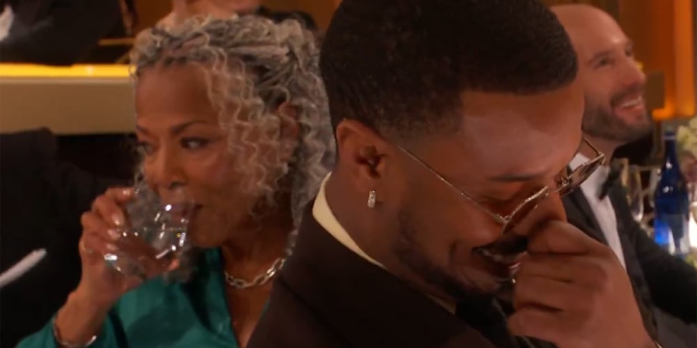 Michael B. Jordan's Mom Goes Viral for Reaction to Nikki Glaser's Nikki B. Jerkin' Joke at Golden Globes 2026