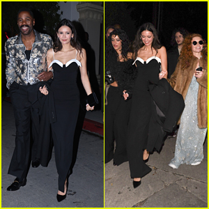 Nina Dobrev Links Up With Colman Domingo for Golden Globes After Party, Leaves With Odessa A’Zion & Natasha Lyonne