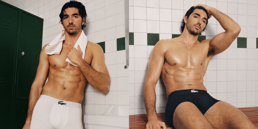 Taylor Zakhar Perez fica só de cueca para a campanha da Lacoste! (Fotos e vídeo) | Taylor Zakhar Perez sem camisa | Notícias e fofocas sobre celebridades | Entretenimento, fotos e vídeos