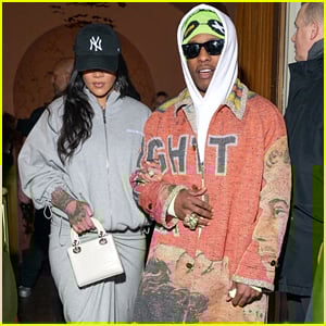 Rihanna & A$AP Rocky Rock Stylish Street Style Looks for a Night Out Clubbing in Paris