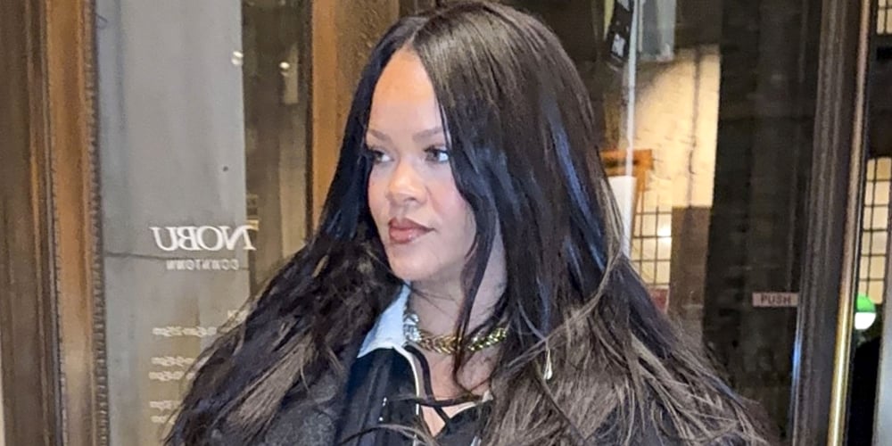 Rihanna Looks Stylish in Oversized Coat for Dinner Out in Los Angeles