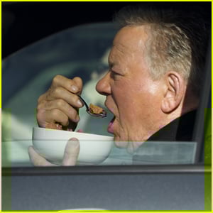 William Shatner, 94, Eats Bowl of Cereal While Driving in LA