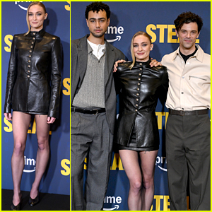 Sophie Turner Steps Out in Sleek Black Leather for ‘Steal’ Screening With Co-Stars