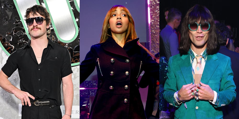 Benson Boone, PinkPantheress, KJ Apa (as Mr. Fantasy) & More Step Out for Warner Music’s Star Studded Pre Grammy Party | August Getty, Benson Boone, Cara Delevingne, Darren Criss, Delilah Belle Hamlin, Dixie D’Amelio, Elevator Boys, Ethan Gaskill, Evan Ross, Gunna, Jacob Rott, Katherine Hughes, KJ Apa, Linkin Park, Marion Cotillard, Mr. Fantasy, Omar Apollo, Pinkpantheress, Rebecca Black, Remy Bond, Rufus Wainwright, Scout Willis, Skai Jackson, Sonia Mena, Spencer House, Teddy Swims | Celebrity News and Gossip | Entertainment, Photos and Videos