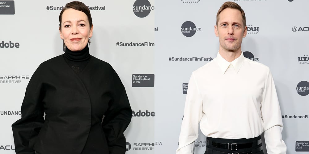 Olivia Colman e Alexander Skarsgard provocam romance excêntrico na estreia de ‘Wicker’ em Sundance | Festival de Cinema de Sundance 2026 Alex Huston Fischer Alexander Skarsgard Eleanor Wilson Elizabeth Debicki Olivia Colman Peter Dinklage Vime | Notícias e fofocas sobre celebridades | Entretenimento, fotos e vídeos