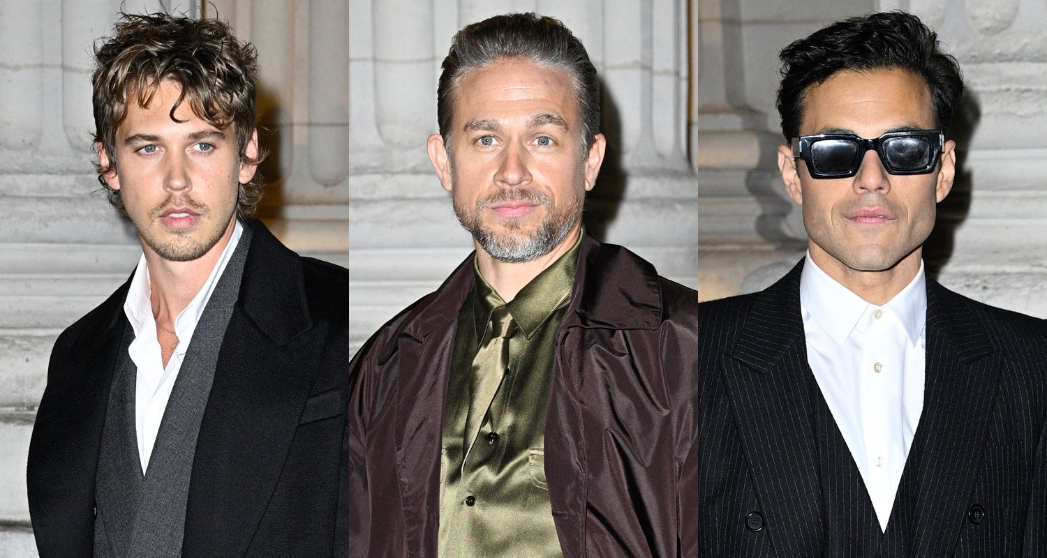 Austin Butler, Charlie Hunnam, Rami Malek e outros trazem o poder das estrelas para o desfile de moda da Saint Laurent em Paris! | Aaron Taylor Johnson, Alexander Roth, Anja Rubik, Anthony Boyle, Austin Butler, Charlie Hunnam, Christopher Briney, Connor Storrie, Diego Calva, Fai Khadra, François Arnaud, Gabbriette, Jamie Bell, Kate Mara, Kate Moss, Keith Powers, Kid Cudi, Lola Abecassis, Longform, Luka Sabbat, Pincolm E. McRadeshdel, Mark E. Nadia Lee Cohen, Paul Bettany, Rami Malek, Robbie GK, Sam Taylor Johnson, Suki Waterhouse | Notícias e fofocas sobre celebridades | Entretenimento, fotos e vídeos