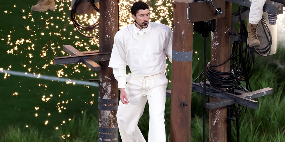 Bad Bunny Performed His Own Stunts During Super Bowl Halftime Show | 2026 Super Bowl, Bad Bunny, Super Bowl | Celebrity News and Gossip | Entertainment, Photos and Videos