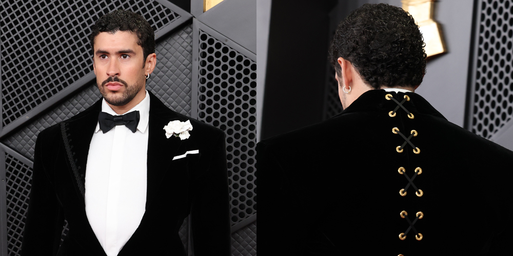 Bad Bunny's Grammys 2026 Suit Has a Full Corset Detail Up the Back
