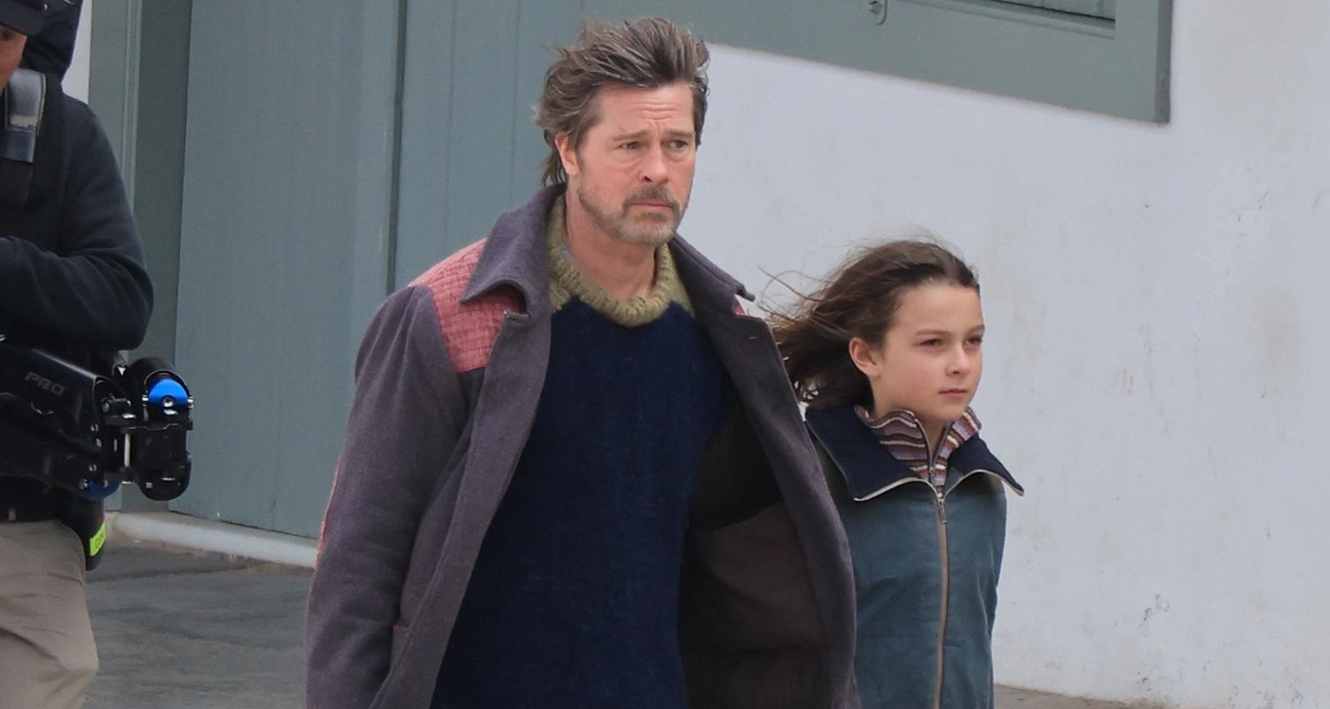 Brad Pitt e sua filha Coco Greenstone filmam cenas do filme “Riders” na Grécia | Brad Pitt e Coco Greenstone | Notícias e fofocas sobre celebridades Entretenimento, fotos e vídeos