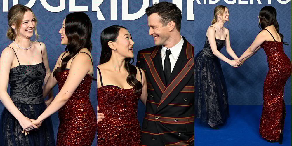 Luke Thompson, Yerin Ha e Hannah Dodd de Bridgerton comemoram a 4ª temporada em um baile de máscaras | Bridgerton, Hannah Dodd, Luke Thompson, Netflix, Yerin Ha | Notícias e fofocas sobre celebridades Entretenimento, fotos e vídeos