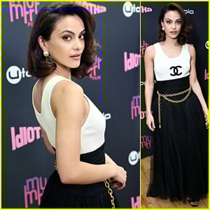Camila Mendes Looks Glamorous at New York Premiere of 'Idiotka'