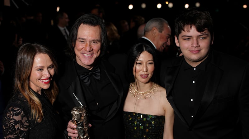 Jim Carrey veio a público depois de anos junto com a namorada Minzi, agradecendo no Cesar Awards Jim Carrey, Minzy | Notícias e fofocas sobre celebridades Entretenimento, fotos e vídeos