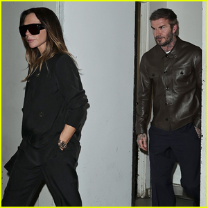 David & Victoria Beckham Dine Out with Two of their Four Kids in London