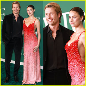 Glen Powell & Margaret Qualley Premiere 'How to Make a Killing' On Valentine's Day