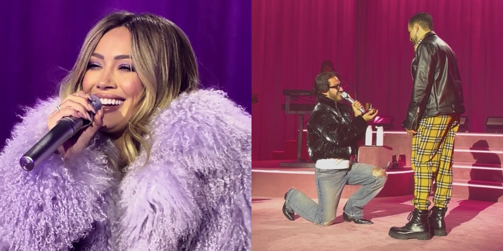 Hilary Duff ajuda fãs com proposta na primeira noite de residência em Las Vegas (VÍDEO) | Hilary Duff Notícias e fofocas sobre celebridades Entretenimento, fotos e vídeos