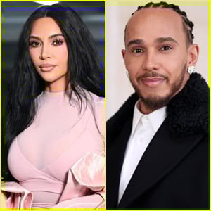 Kim Kardashian Hangs Out with Lewis Hamilton in Paris as She Promotes Nike X SKIMS Collab