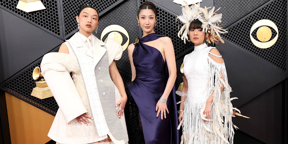 Nominated ‘KPop Demon Hunters’ Trio EJAE, Audrey Nuna, & Rei Ami Hit the Grammys 2026 Red Carpet