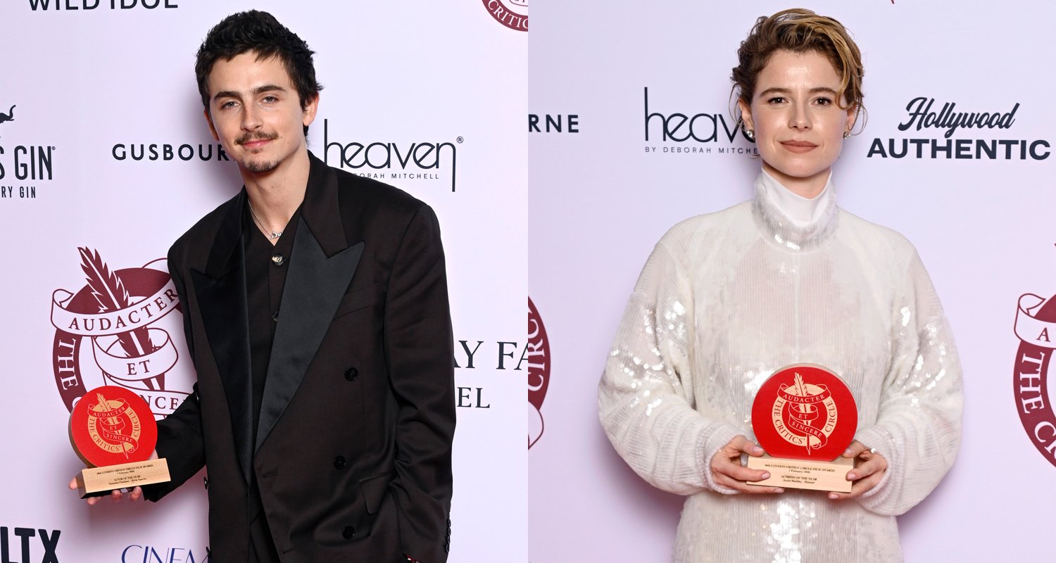 Timothee Chalamet & Jessie Buckley Win Big at London Critics’ Circle Film Awards 2026 | Cynthia Erivo, Guillermo del Toro, Hannah Waddingham, Jacobi Jupe, Jessie Buckley, Noah Jupe, Timothee Chalamet | Celebrity News and Gossip | Entertainment, Photos and Videos