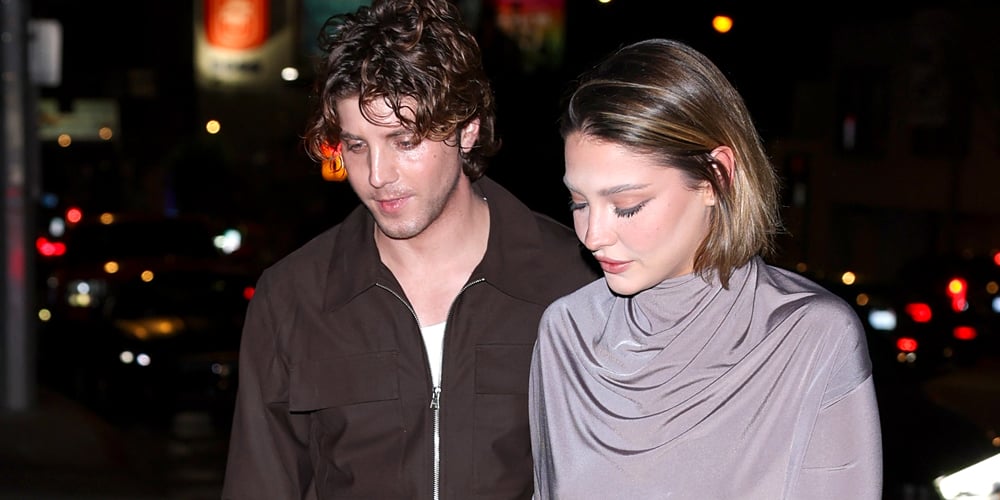 Madelyn Cline & Lukas Gage Enjoy a Friendly Night Out in West Hollywood, Respond to Dating Rumors