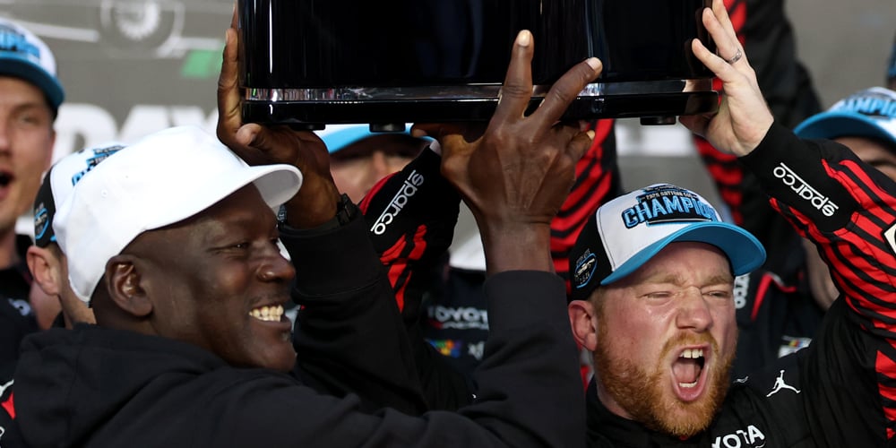 Tyler Reddick Speaks Out About Viral Video of Michael Jordan & His Son Beau, 6 | Michael Jordan, Tyler Reddick | Celebrity News and Gossip | Entertainment, Photos and Videos