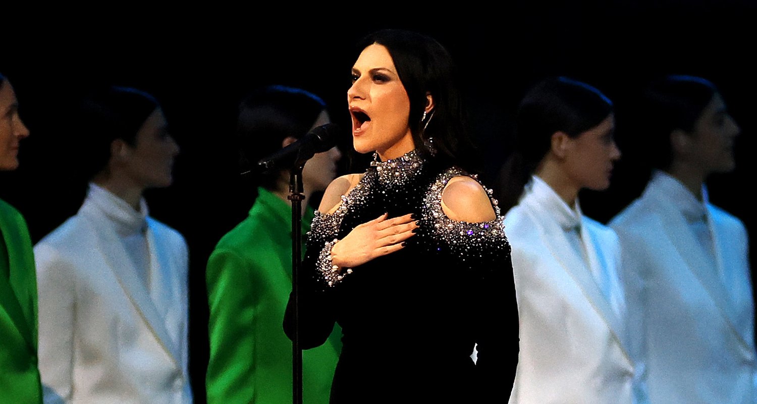 Laura Pausini Sings Italian National Anthem at Winter Olympics 2026 Opening Ceremony!