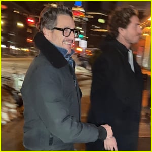 Pedro Pascal Seen with Rafael Olarra During Monday Night Outing in New York City