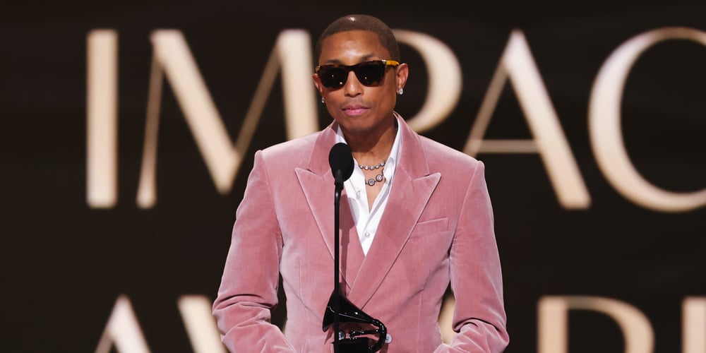 Pharrell Williams Wins Dr. Dre Global Impact Award at Grammys 2026 | 2026 Grammys, Grammys, Pharrell Williams | Celebrity News and Gossip | Entertainment, Photos and Videos