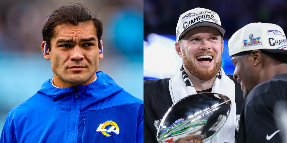 NFL’s Puka Nacua Seemingly Shades Sam Darnold Amid Super Bowl Win, Gets Called Out By Seahawks’ Ernest Jones