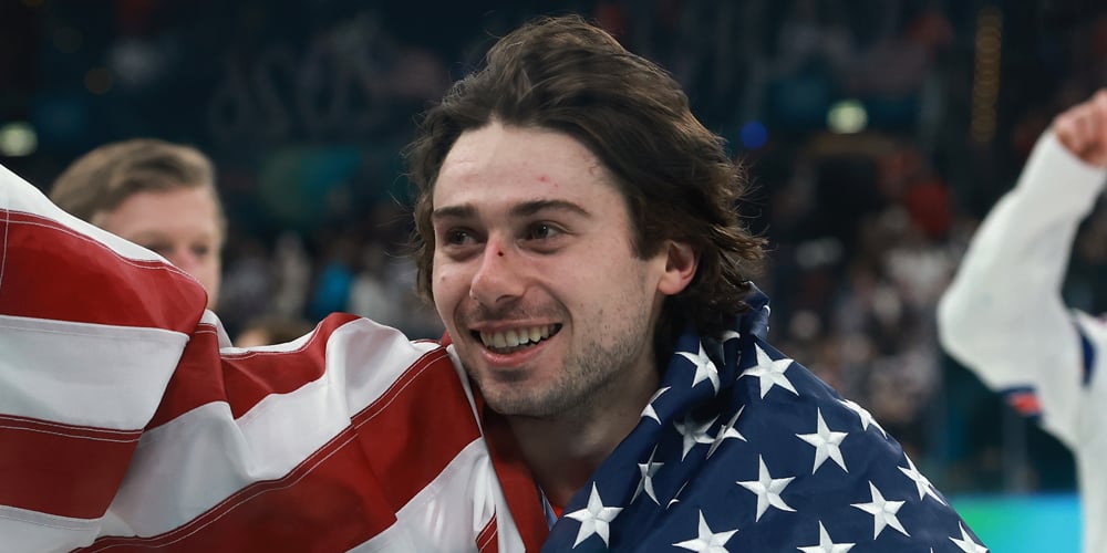 Quinn Hughes quebra o silêncio sobre comentário sobre o time feminino de hóquei de Trump | Olimpíadas de 2026, Hóquei, Quinn Hughes | Notícias e fofocas sobre celebridades Entretenimento, fotos e vídeos