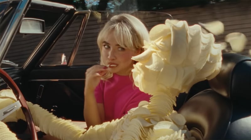 Sabrina Carpenter Makes a Man Out of Pringles for New Super Bowl Commercial - Watch Now!