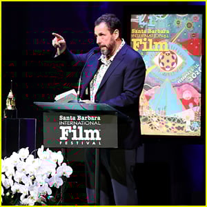 Adam Sandler Shuts Down 'Insane' Viral Rumor About His Daughter While Receiving Honor at Santa Barbara Film Festival
