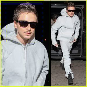 Timothee Chalamet Changes Into Sweats for 'Marty Supreme' Premiere After-Party in Paris