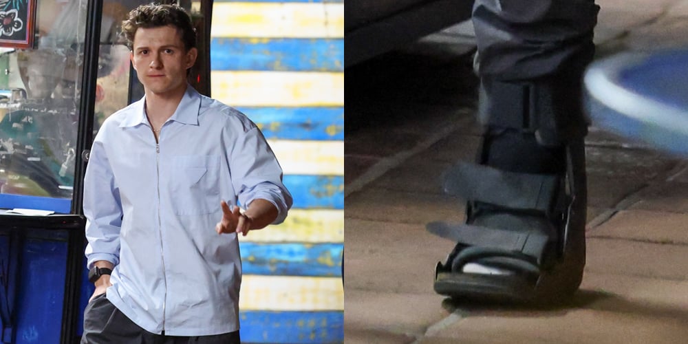 Tom Holland vai ao supermercado em Beverly Hills com uma perna machucada | Tom Holanda | Notícias e fofocas sobre celebridades Entretenimento, fotos e vídeos