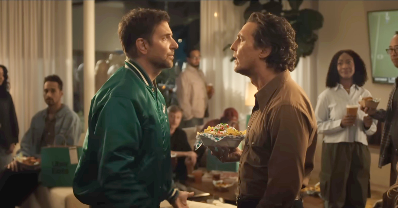 Uber Eats Super Bowl Commercial 2026: Matthew McConaughey & Bradley Cooper Get Into a Feud Over Football & Food