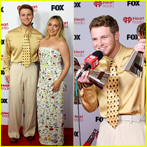 Alex Warren's Wife Kouvr Joins Him on iHeartRadio Awards 2026 Red Carpet as He Wins 4 Early Prizes