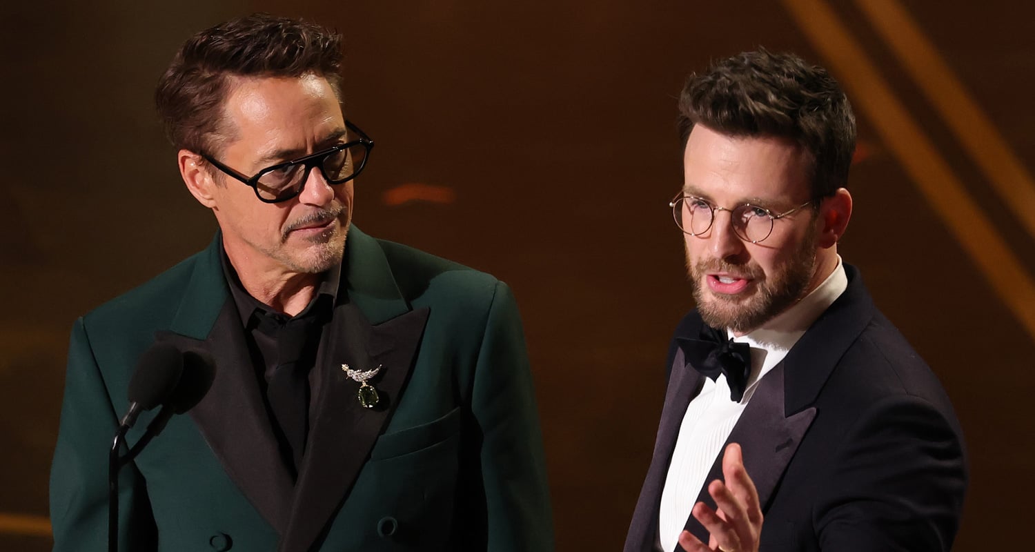 Robert Downey Jr. usará as cores de Doctor Who na reunião de ‘Vingadores’ com Chris Evans no Oscar 2026 | Oscar 2026, Os Vingadores, Chris Evans, Oscar, Robert Downey Jr | Notícias e fofocas sobre celebridades Entretenimento, fotos e vídeos