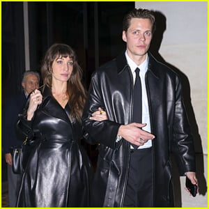 Bill Skarsgard Makes Very Rare Public Appearance with Longtime Girlfriend Alida Moberg