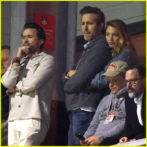 Blake Lively Joins Husband Ryan Reynolds & Rob Mac at Wrexham vs Chelsea Game