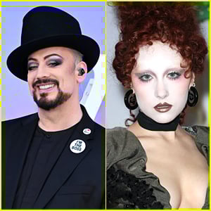 Boy George Tells Chappell Roan to 'Cheer Up Girl' After Paris Paparazzi Encounter