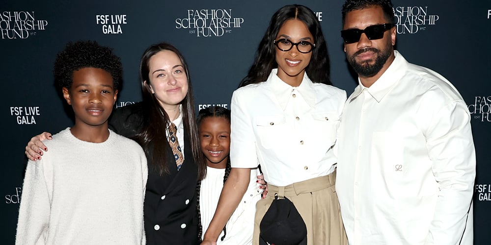 Ciara & Russell Wilson Make Rare Appearance with Kids at Fashion Scholarship Fund Gala