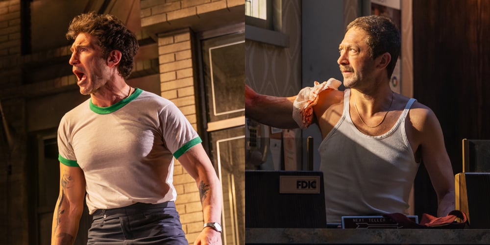 Jon Bernthal e Ebon Moss-Bachrach vistos nas primeiras fotos do show de estreia na Broadway em Dog Day Afternoon | Broadway, Ebon Moss-Bachrach, Jon Bernthal | Notícias e fofocas sobre celebridades Entretenimento, fotos e vídeos